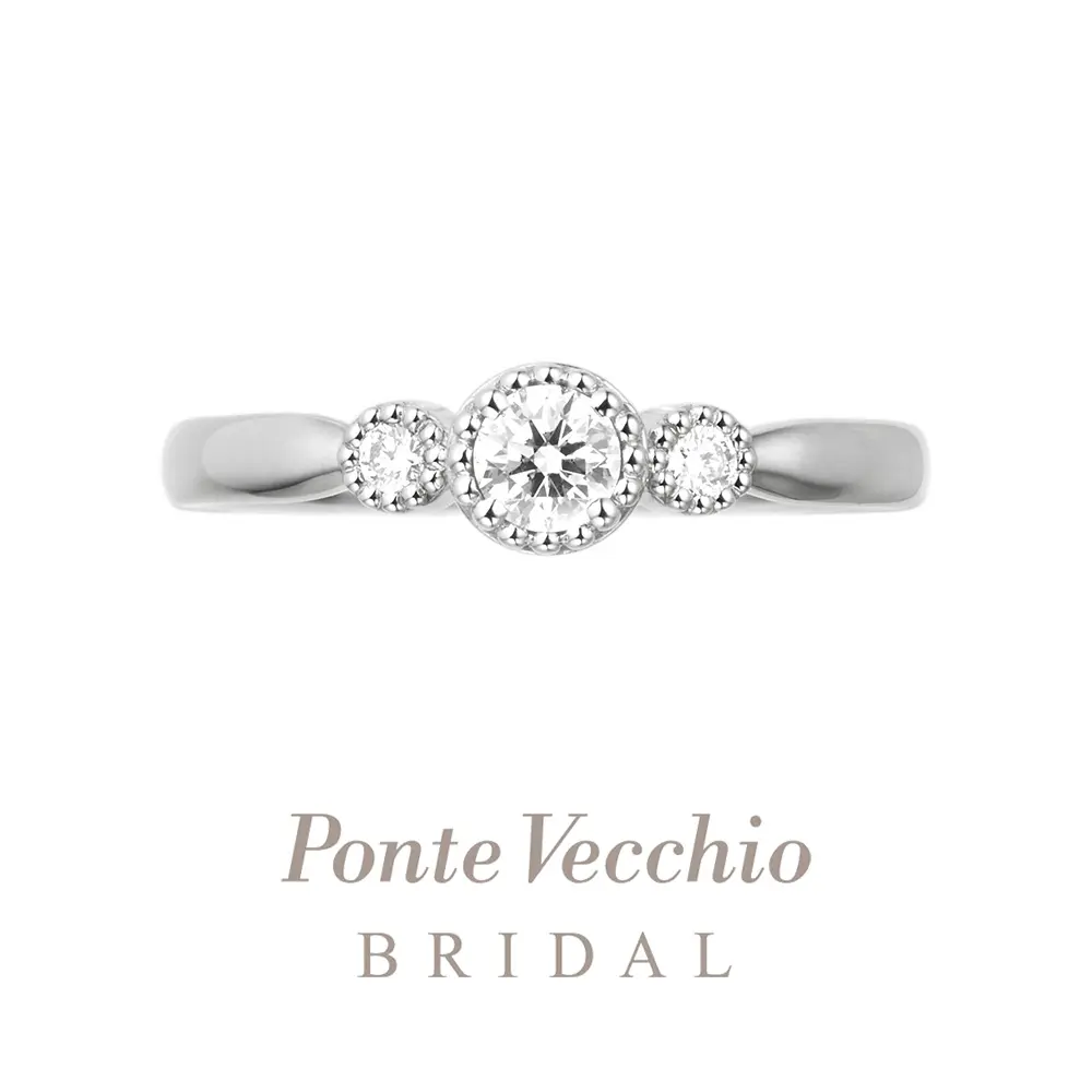 ミルアモーレ MILLE AMORE e03ma　【Ponte Vecchio 婚約指輪】
