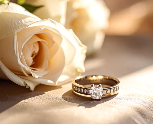 婚約指輪の刻印イメージ